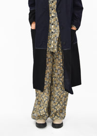 Gin Fizz Silk Pants - Tiles