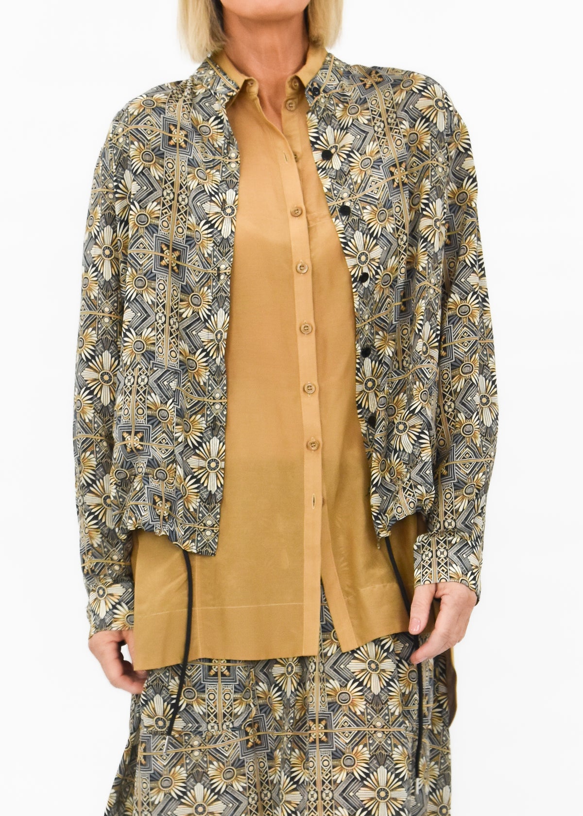 The Ritz Silk Shirt Jacket