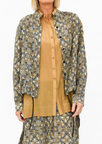 The Ritz Silk Shirt Jacket