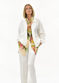 Nostalgia Silk Shirt - Birds