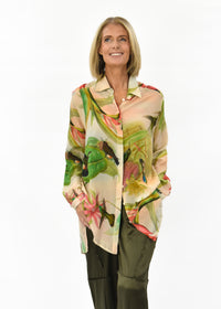 Nostalgia Silk Shirt - Birds