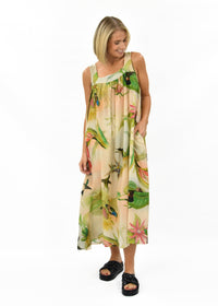 Dream Silk Dress - Birds