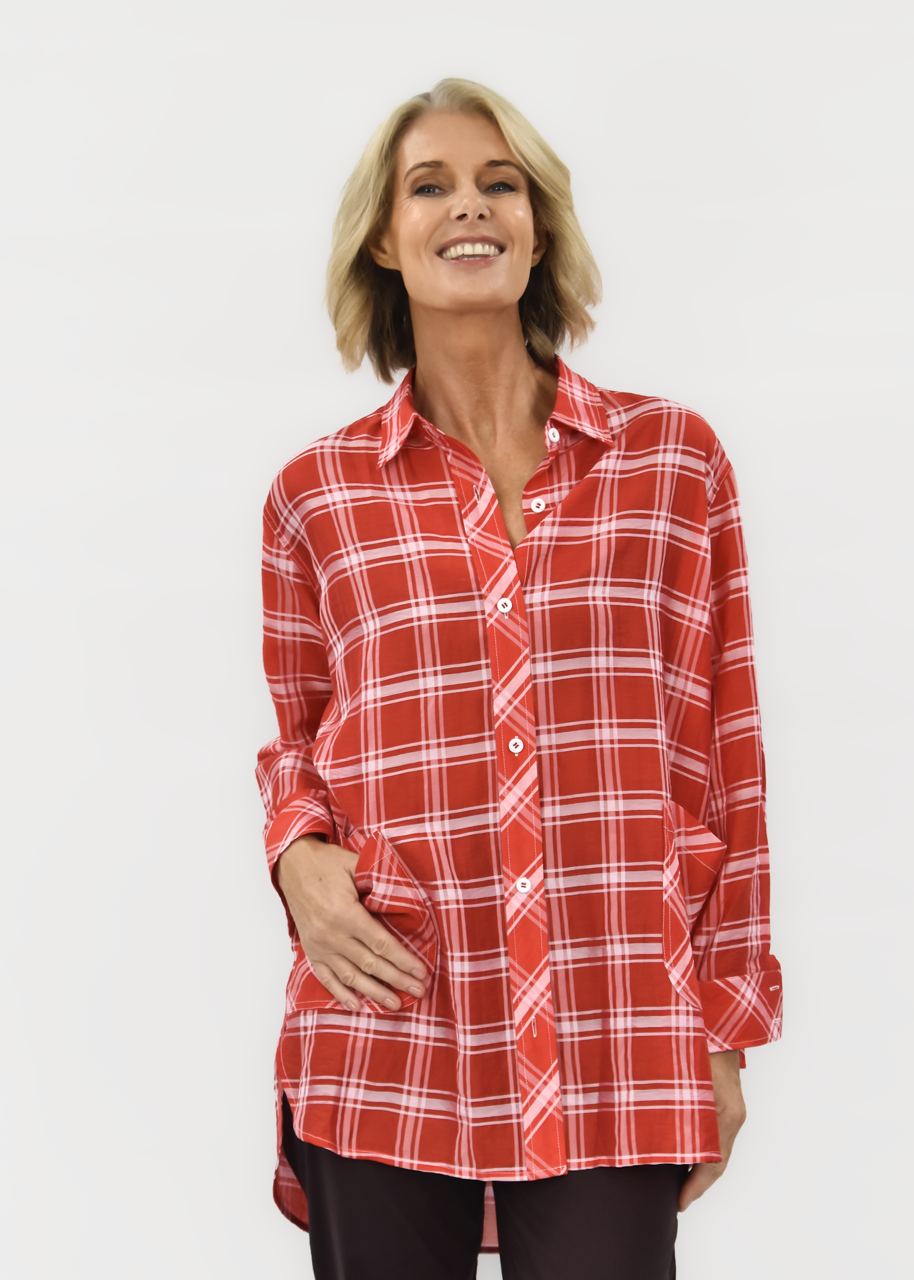 Check-ered Past Boyfriend Shirt