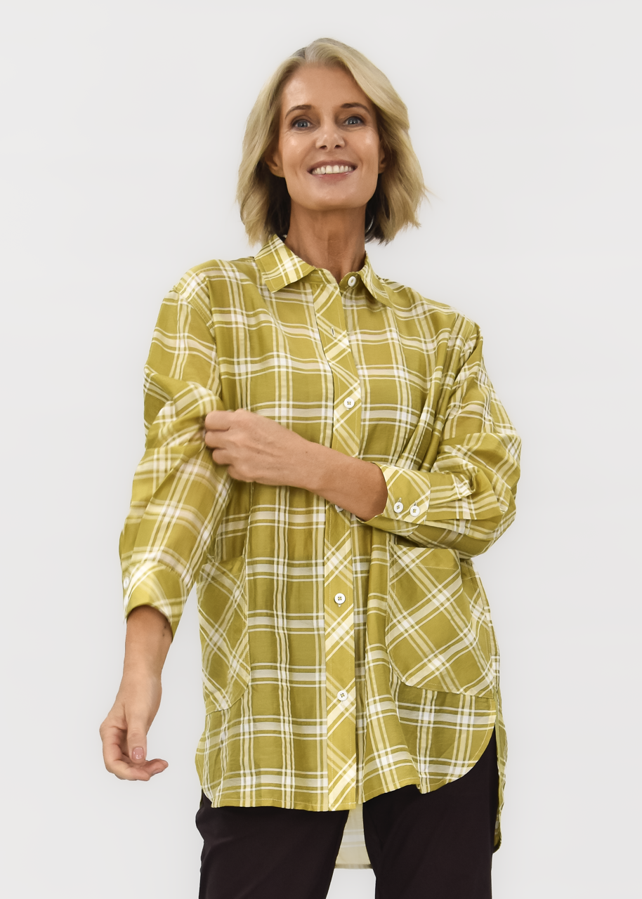Check-ered Past Boyfriend Shirt