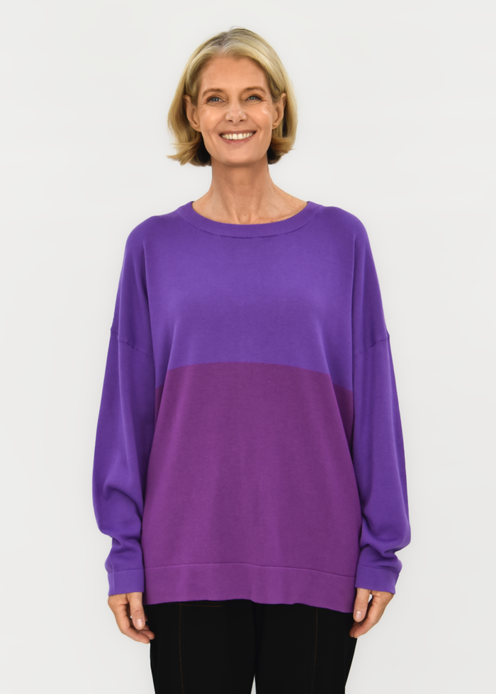 Midtown Sweater Jacaranda