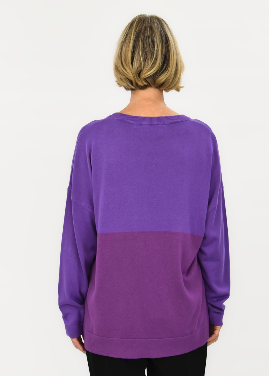 Midtown Sweater Jacaranda