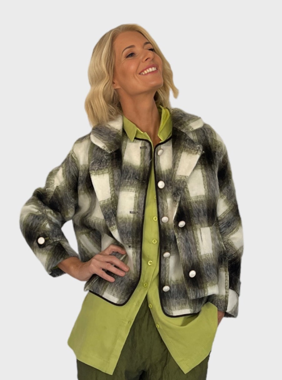 Bougie Jacket Green Check
