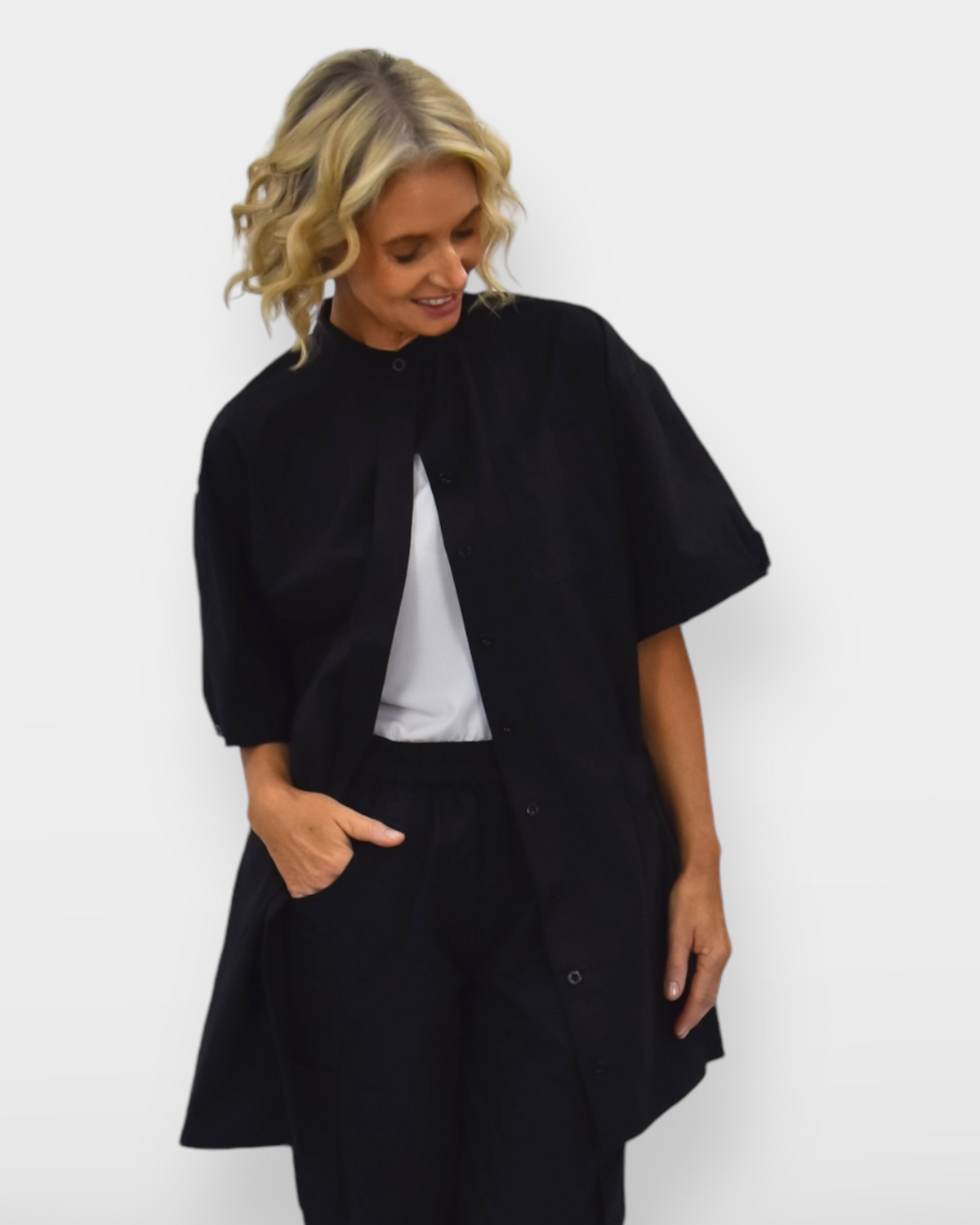 Atmosphere Shirt Dress - bounce sydney 