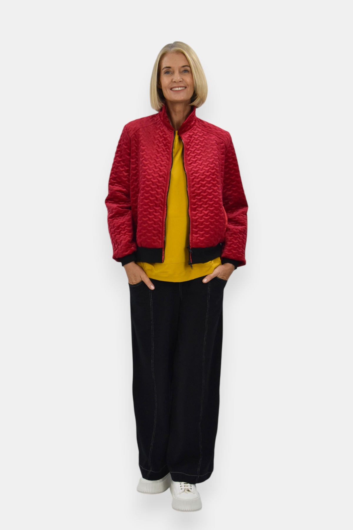 Blizzard Quilted Velvet Jacket