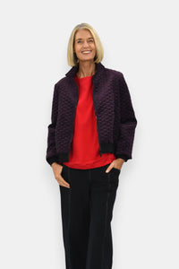 Blizzard Quilted Velvet Jacket
