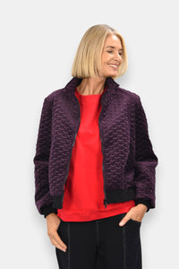 Blizzard Quilted Velvet Jacket