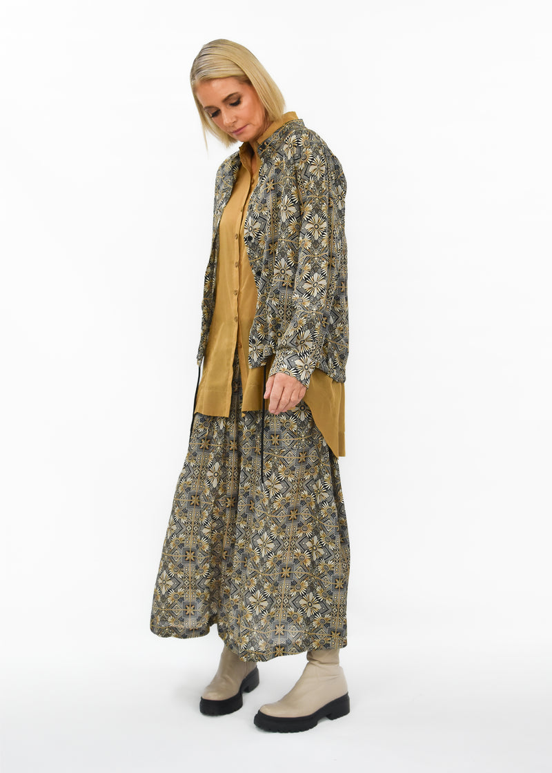 Gatsby Silk Skirt