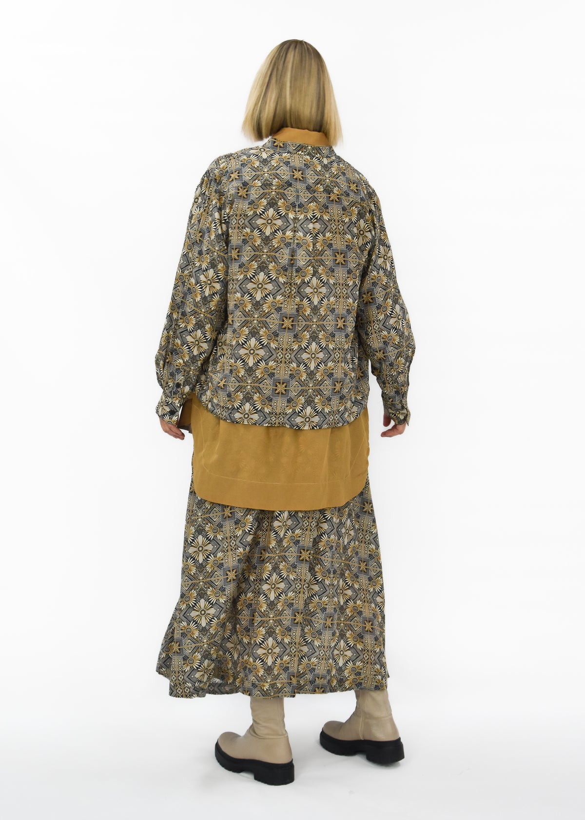 Gatsby Silk Skirt