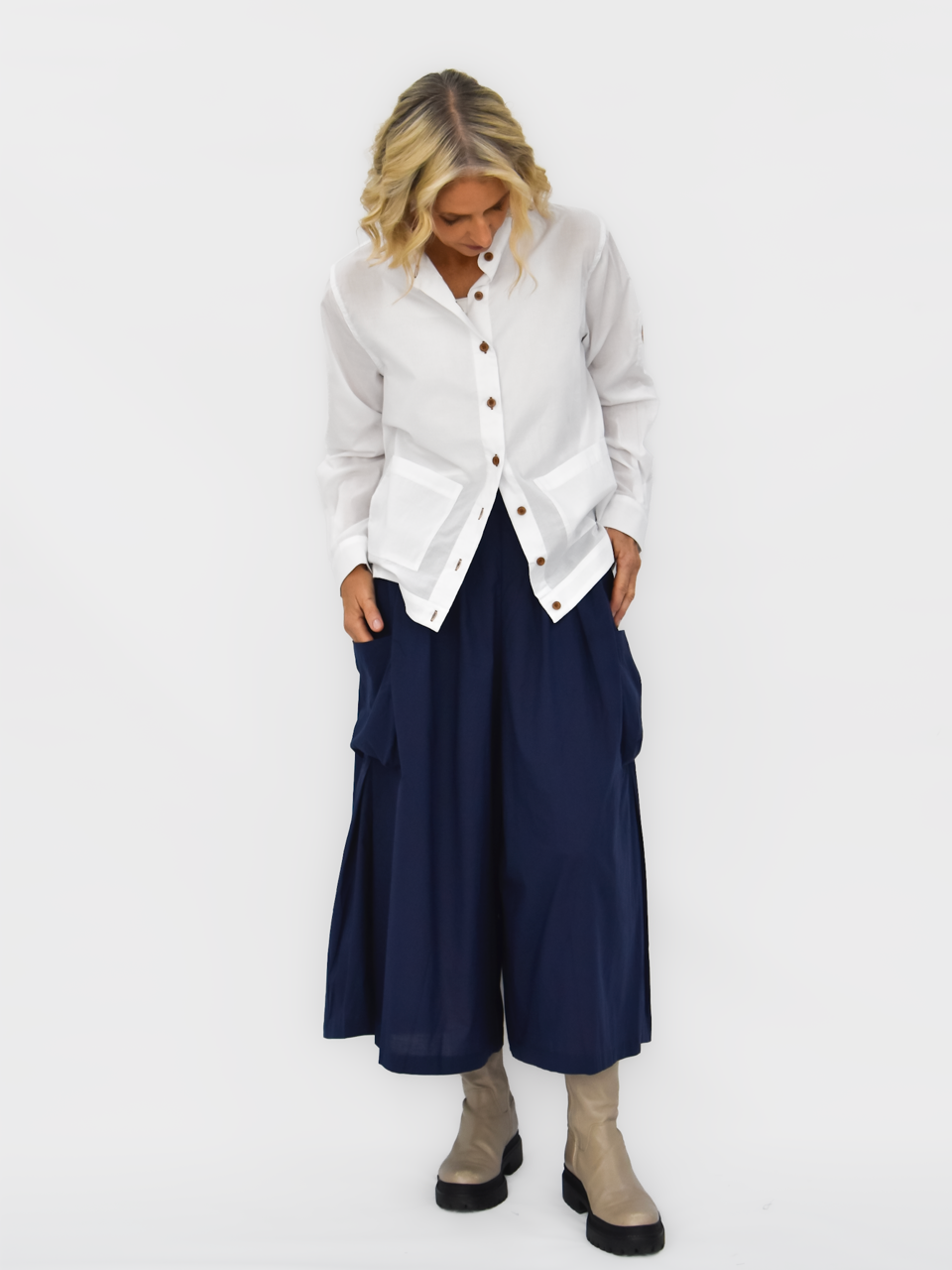 Love Bronte Shirt Jacket - White - bounce sydney