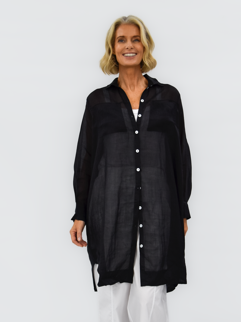 Moonlighting Linen Shirt - bounce sydney 