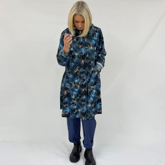 Papillon Coat/Dress Blue Butterly