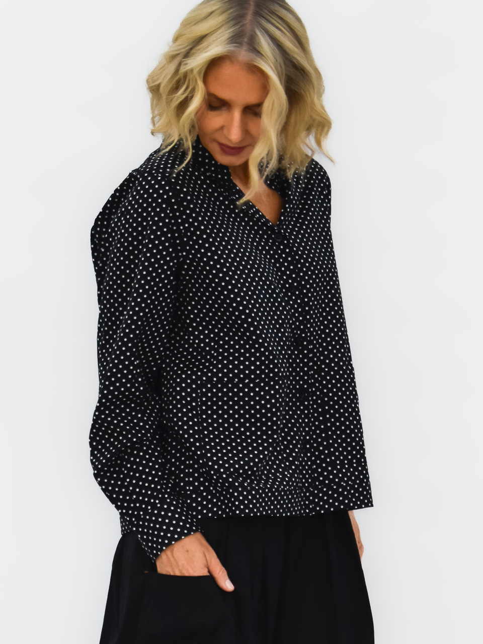 Spot Bronte Shirt Jacket - Black - bounce sydney