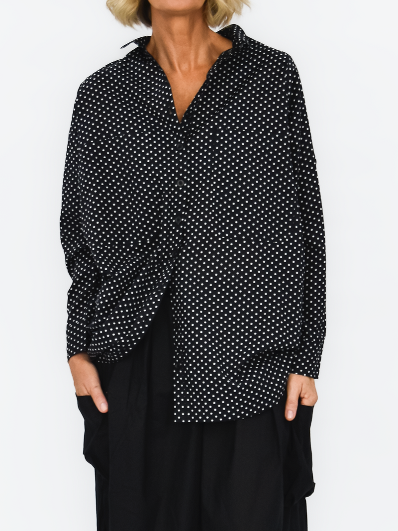 Spot Sydney Shirt - Black - bounce sydney
