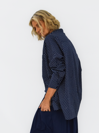 Spot Sydney Shirt - Navy - bounce sydney