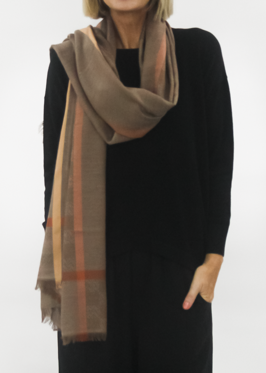 Scarf - French Liaison - Amber Sky