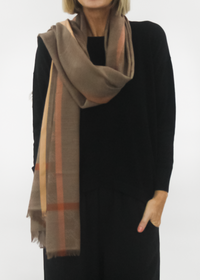 Scarf - French Liaison - Amber Sky