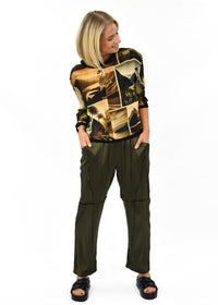 Twilight Silk Top - Mountains