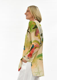 Nostalgia Silk Shirt - Birds