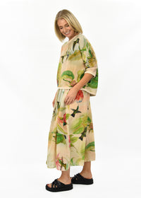 Twilight Silk Top - Birds