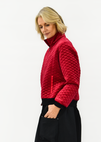 Blizzard Quilted Velvet Jacket