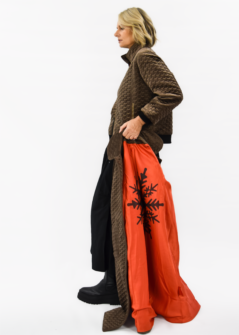 Blizzard Quilted Velvet Jacket
