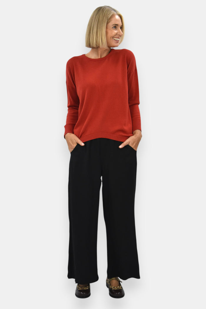 Bronx Linen Pants - Black