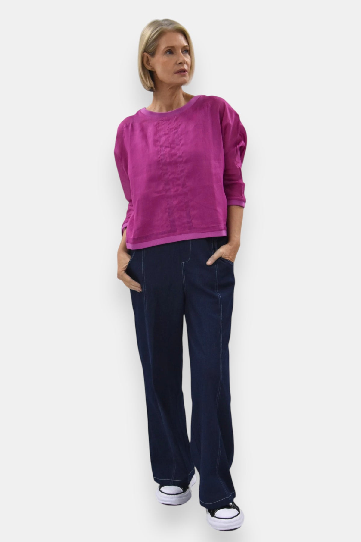 Riviera Linen Top