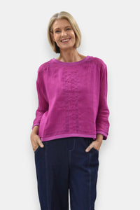 Riviera Linen Top