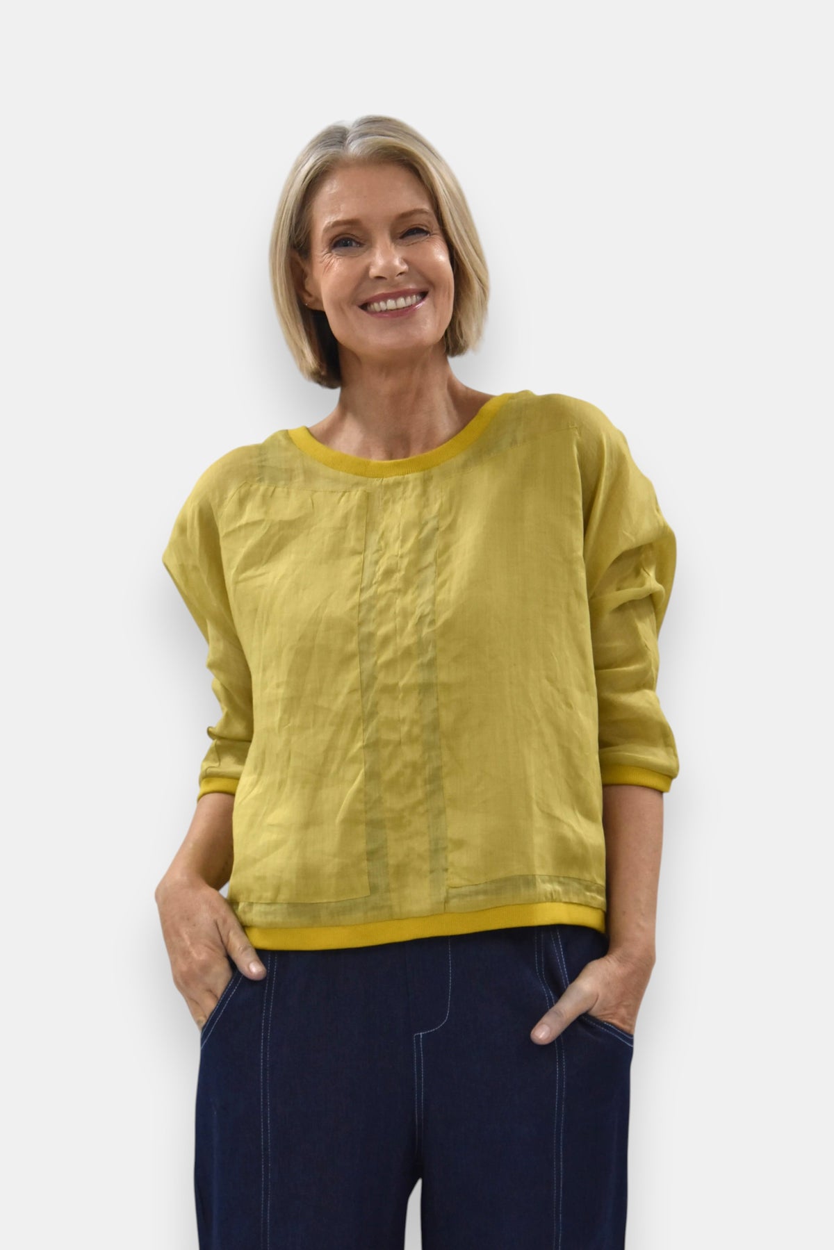 Riviera Linen Top