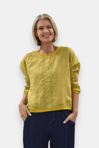 Riviera Linen Top