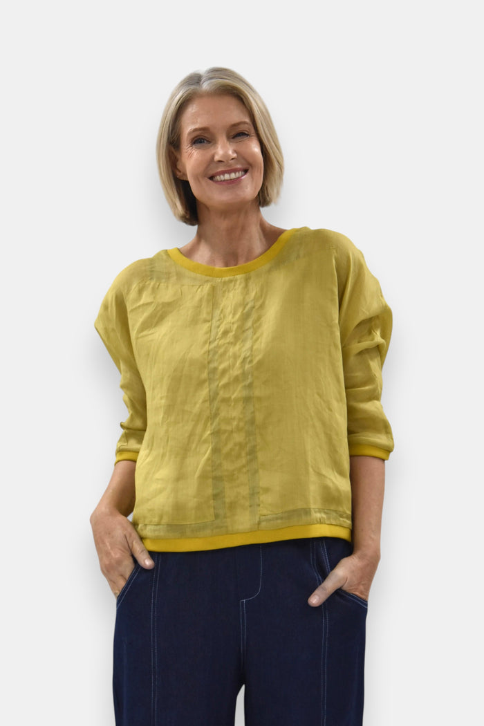 Riviera Linen Top