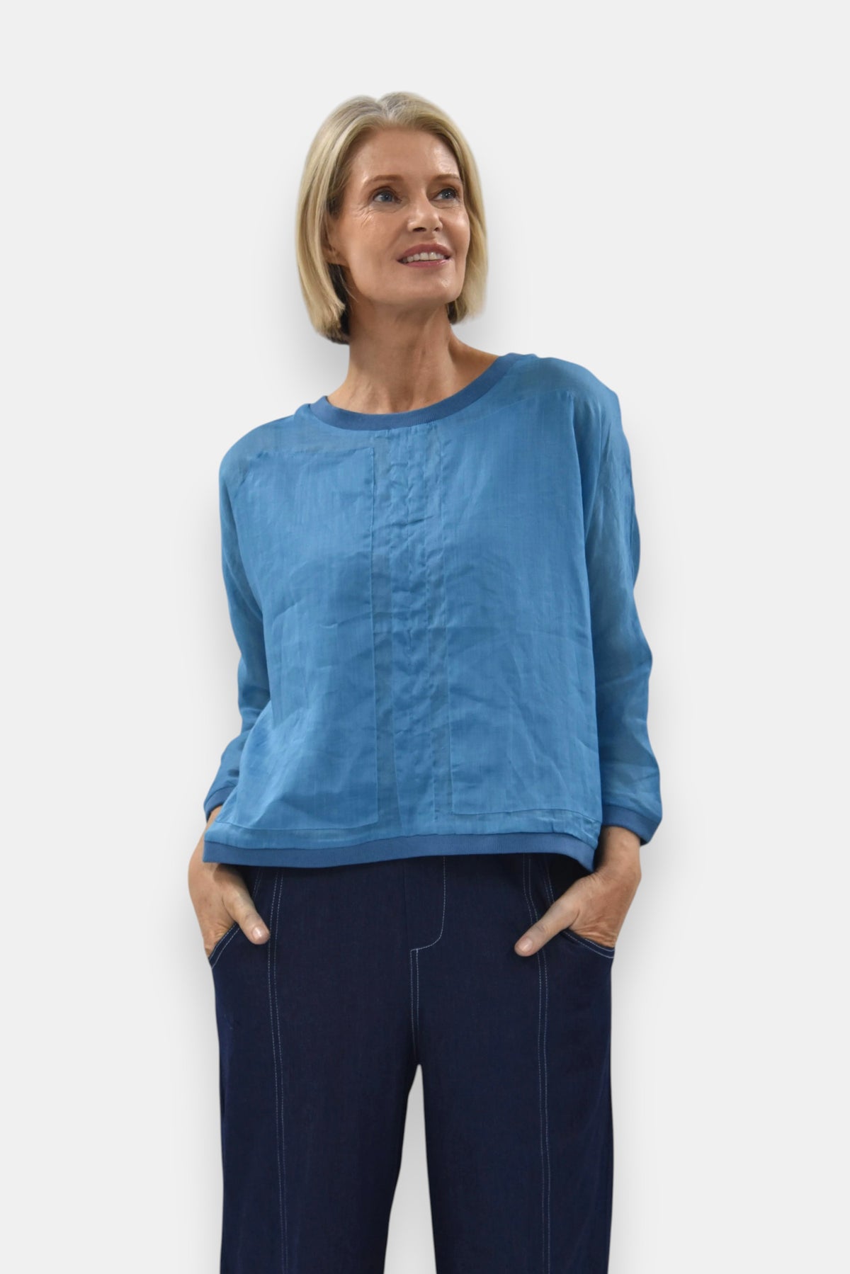 Riviera Linen Top
