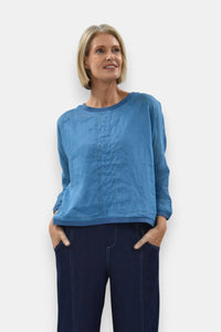 Riviera Linen Top
